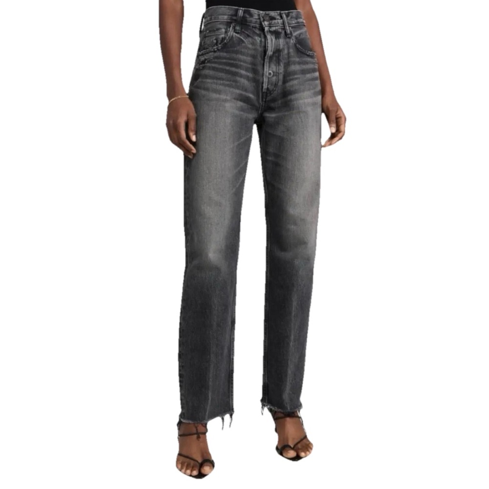 Moussy Ashleys Wide Leg Straight Jean